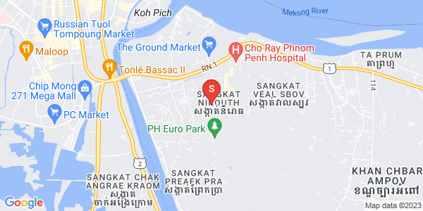 Map of Nirouth, Chbar Ampov, Phnom Penh