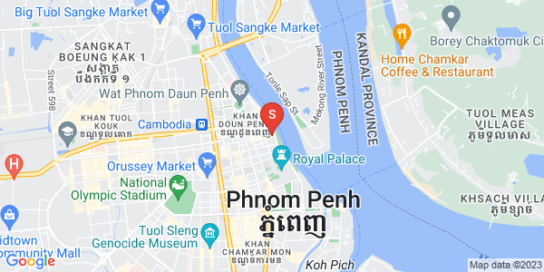 新街市1分区, 隆边区, 金边地图