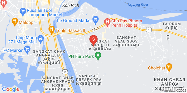Mapa: Nirouth, Chbar Ampov, Phnom Penh