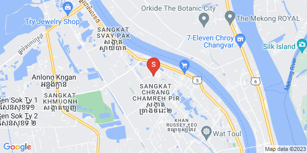 Carte de Chrang Chamres 2, Russey Keo, Phnom Penh