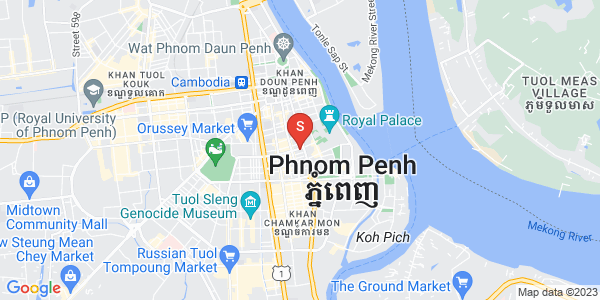 Map of Boeng Reang, Daun Penh, Phnom Penh