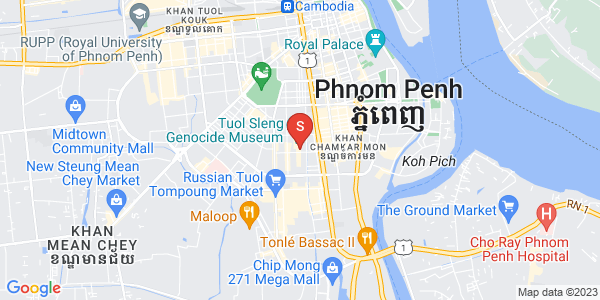 Boeung Tumpun分区, 棉芷区, 金边地图