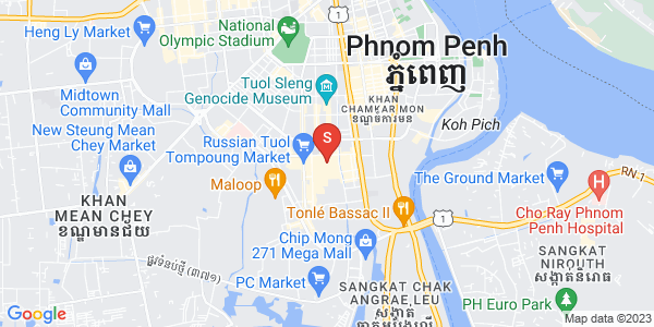 万景岗2分区（BKK2), 波哥堪, 金边地图