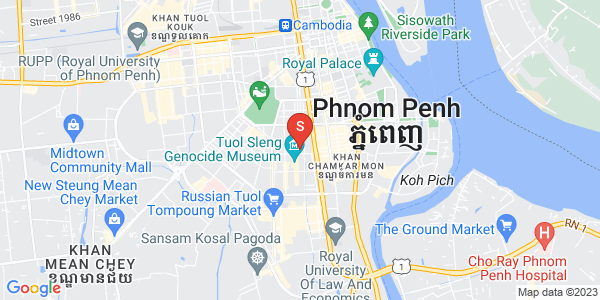 BKK 2, ボンケンコン, プノンペンの地図