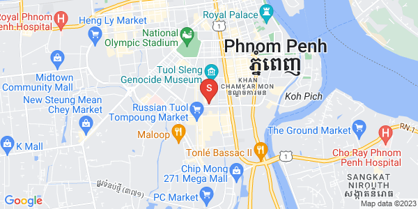 Mapa: BKK 3, Boeng Keng Kang, Phnom Penh
