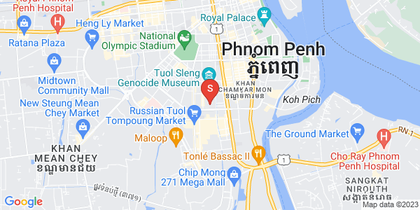 Map of BKK 2, Boeng Keng Kang, Phnom Penh