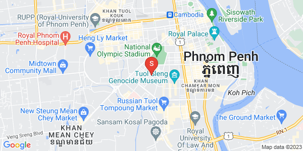 万景岗1分区（BKK1), 波哥堪, 金边地图