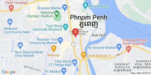 Map of BKK 1, Boeng Keng Kang, Phnom Penh