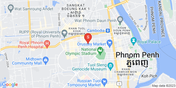 Mapa: Boeung Kak 2, Toul Kork, Phnom Penh