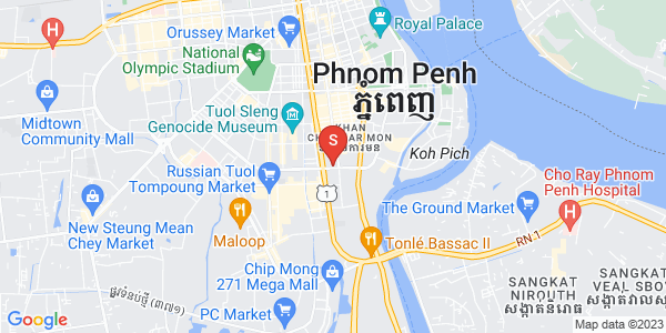 万景岗1分区（BKK1), 波哥堪, 金边地图