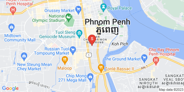 Mapa: BKK 1, Boeng Keng Kang, Phnom Penh