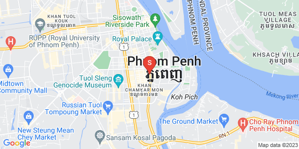万景岗1分区（BKK1), 波哥堪, 金边地图