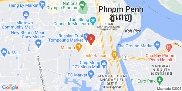 Mapa: Toul Tum Poung 1, Chamkarmon, Phnom Penh