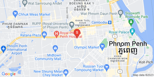 Mapa: Boeung Kak 2, Toul Kork, Phnom Penh