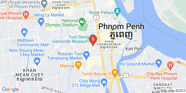 万景岗3分区（BKK3), 波哥堪, 金边地图