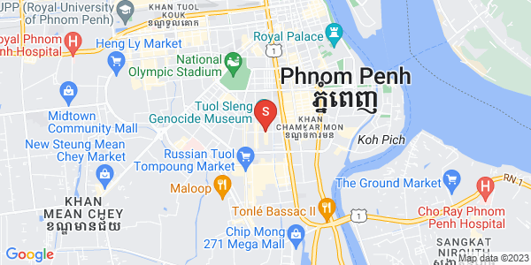 万景岗3分区（BKK3), 波哥堪, 金边地图