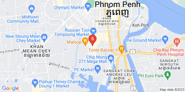 Map of BKK 3, Boeng Keng Kang, Phnom Penh