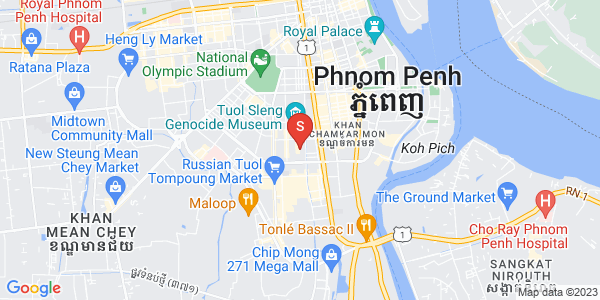 万景岗3分区（BKK3), 波哥堪, 金边地图