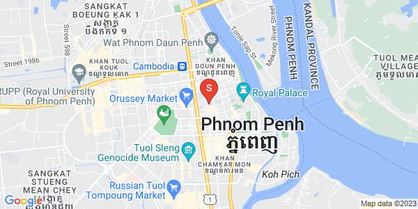 Mapa: Chakto Mukh, Daun Penh, Phnom Penh
