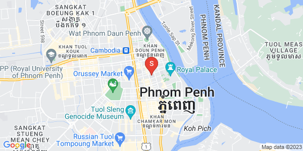 Mapa: Phsar Kandal I, Daun Penh, Phnom Penh
