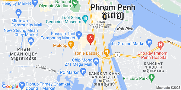 BKK 2, ボンケンコン, プノンペンの地図