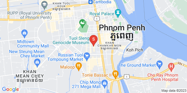 万景岗3分区（BKK3), 波哥堪, 金边地图