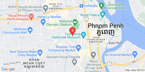 Mapa: Toul Svay Prey 1, Boeng Keng Kang, Phnom Penh