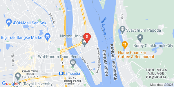 Map of Bak Kaeng, Chroy Changvar, Phnom Penh