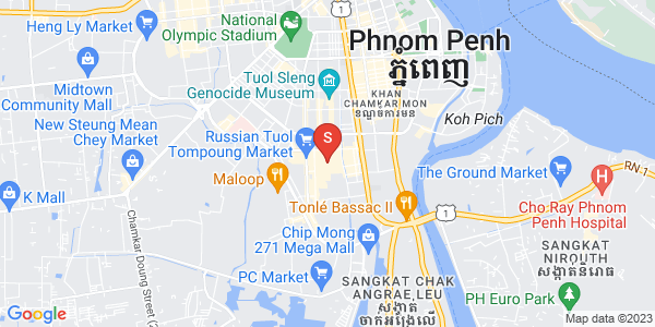 万景岗3分区（BKK3), 波哥堪, 金边地图