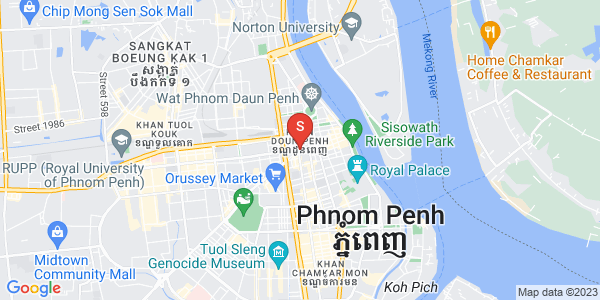 プサートメイ1, ドーンペン, プノンペンの地図