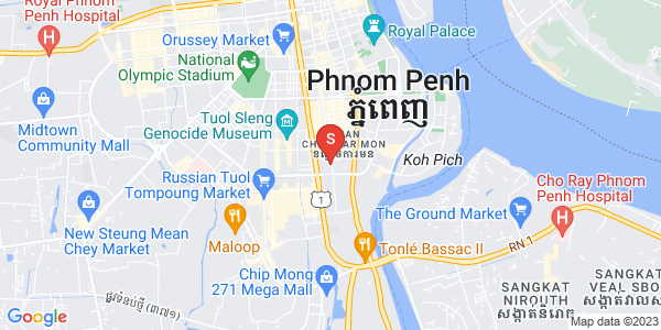 BKK 1, ボンケンコン, プノンペンの地図
