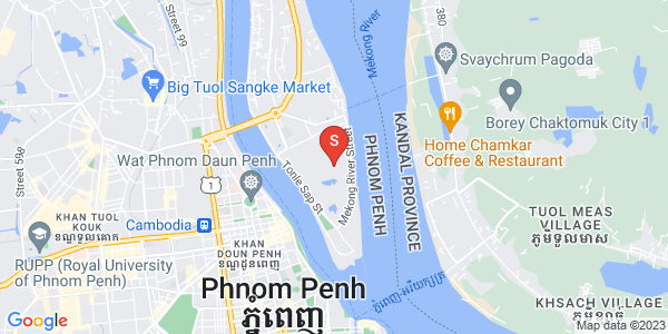Map of Chroy Changvar, Phnom Penh