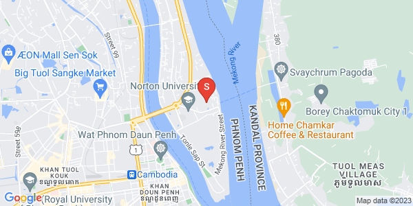 Map of Chroy Changvar, Phnom Penh