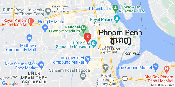 Carte de Boeung Prolit, 7 Makara, Phnom Penh