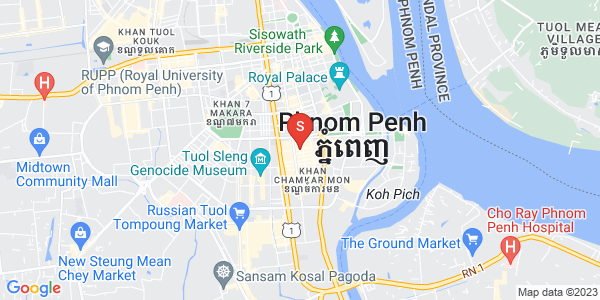 Mapa: BKK 1, Boeng Keng Kang, Phnom Penh