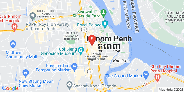 BKK 1, ボンケンコン, プノンペンの地図