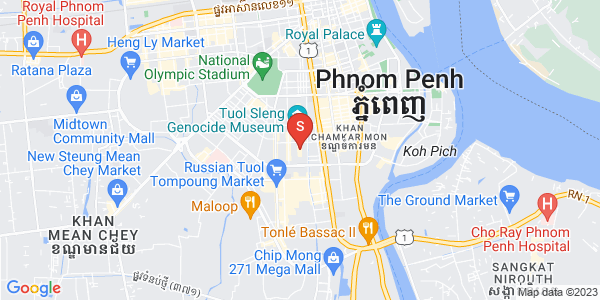 Boeung Tumpun分区, 棉芷区, 金边地图