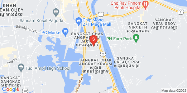 长夏上社分区, 棉芷区, 金边地图