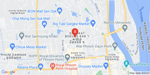 万谷湖1分区, 堆谷区, 金边地图