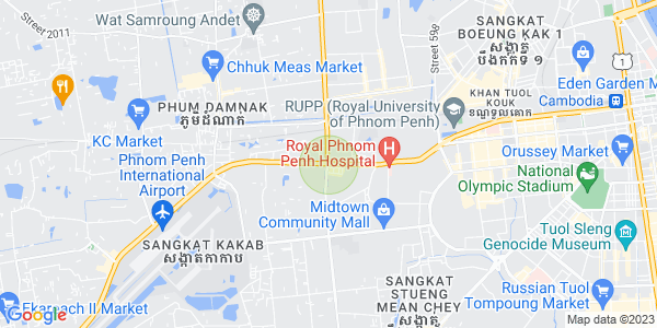 Map of Tuek Thla, Sen Sok, Phnom Penh