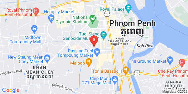 Map of BKK 1, Boeng Keng Kang, Phnom Penh
