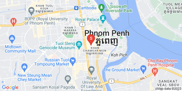 Mapa: BKK 1, Boeng Keng Kang, Phnom Penh