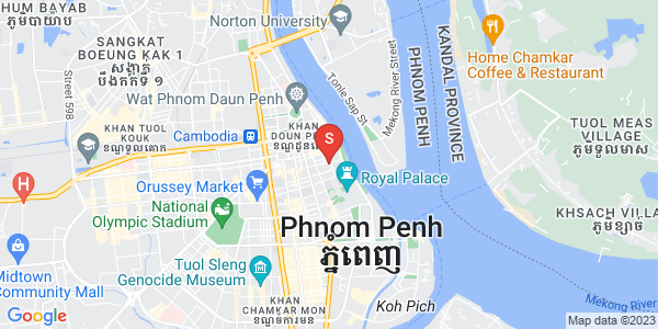 Mapa: Phsar Kandal I, Daun Penh, Phnom Penh