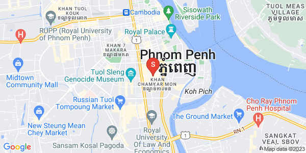 Mapa: BKK 1, Boeng Keng Kang, Phnom Penh