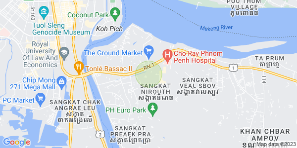 Nirouth구역, 철교두구, 프놈펜 지도