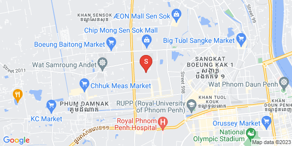 Mapa: Phnom Penh Thmey, Sen Sok, Phnom Penh