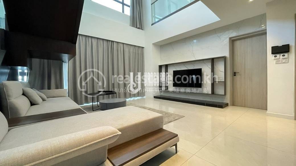 顶层公寓出租，位于, 万景岗1分区（BKK1), 波哥堪, 金边