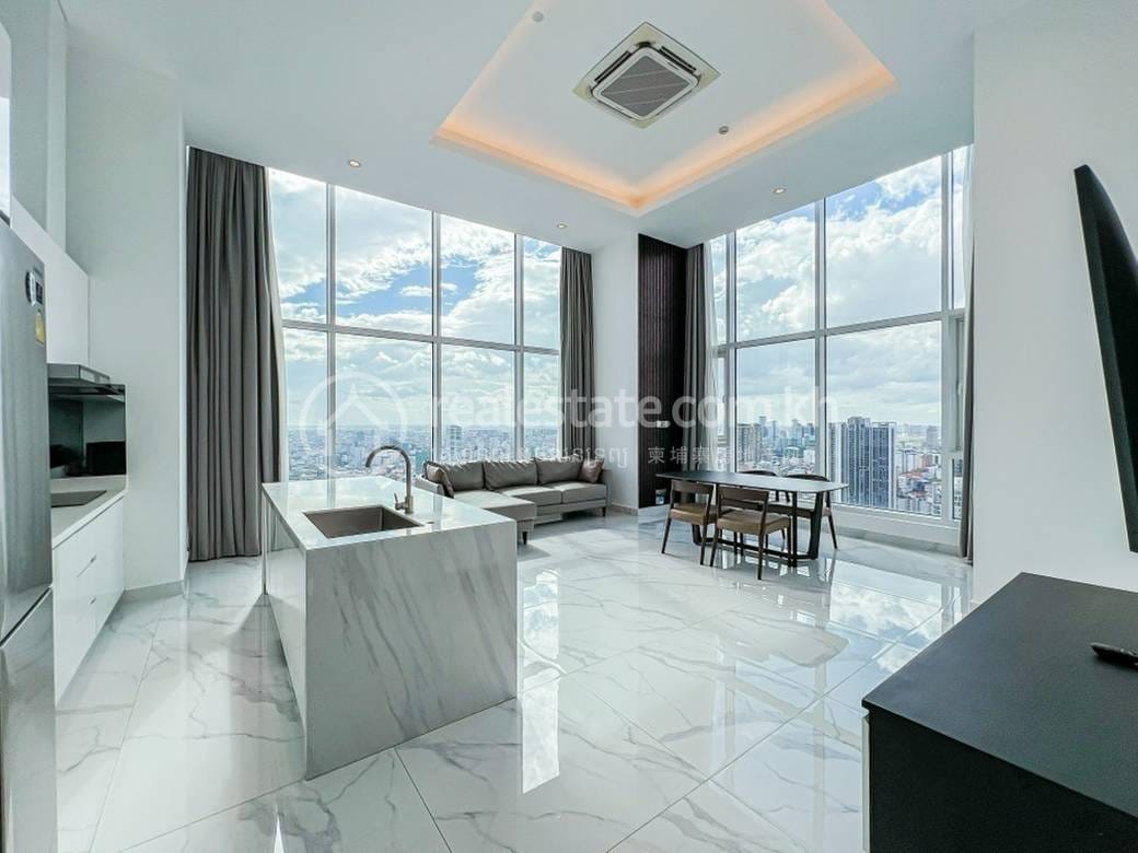 เพนท์เฮ้าส์ สำหรับเช่า ใน Boeng Keng Kang $3,200