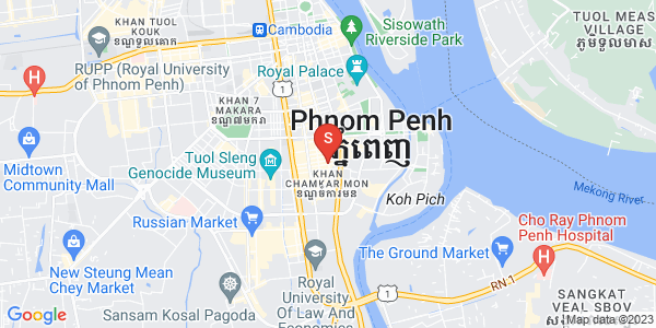 Mapa: BKK 1, Boeng Keng Kang, Phnom Penh
