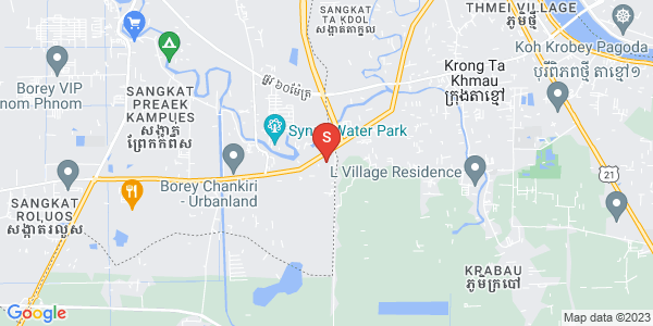 Map of Preaek Kampues, Dangkao, Phnom Penh